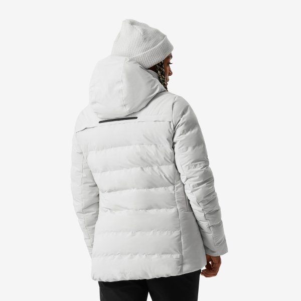 کاپشن پف‌دار اسکی زنانه WEDZE مدل 500 Warm – رنگ بژ