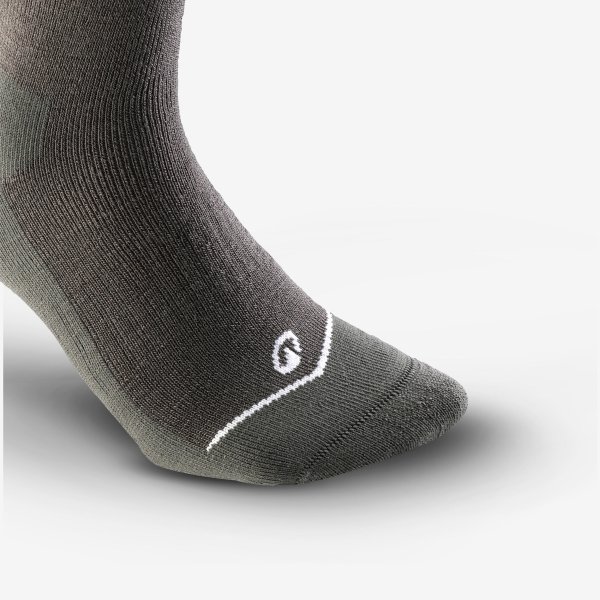 جوراب اسکی بزرگسال WEDZE مدل 100 – رنگ خاکستری