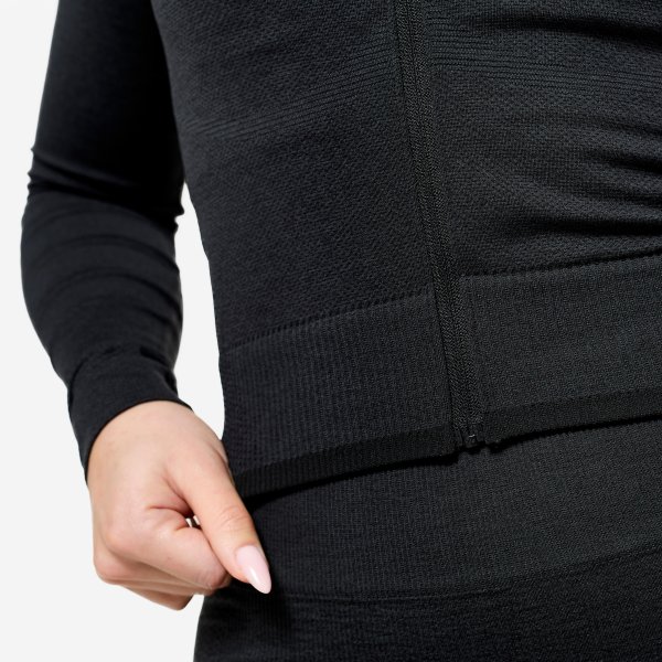 ژاکت زنانه دومیوس (DOMYOS) بدون درز – مناسب تمرینات تقویت عضله – رنگ مشکی - Image 4