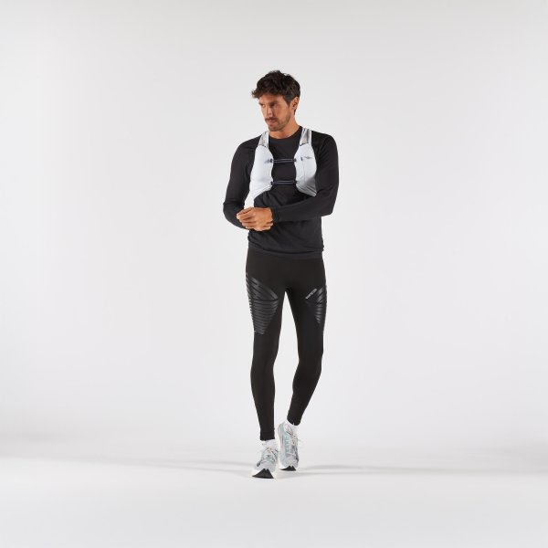 شلوار ورزشی مردانه KIPRUN مدل Run Compress 900 Rheon – رنگ مشکی