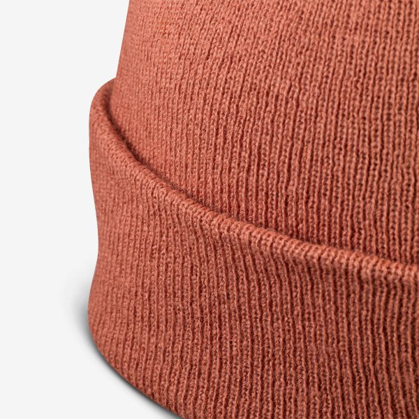 کلاه بافتنی اسکی بزرگسال WEDZE مدل Freerider 500 – رنگ تراکوتا (Terracotta)