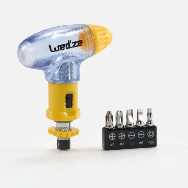 پیچ‌گوشتی چندکاره وِدزِه (WEDZE) مخصوص بستن و تنظیم اتصالات اسکی و اسنوبرد