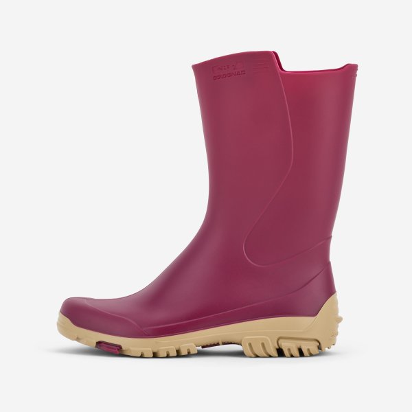 کفش بارانی کوتاه زنانه مدل 100 رنگ بنفش برند Solognac