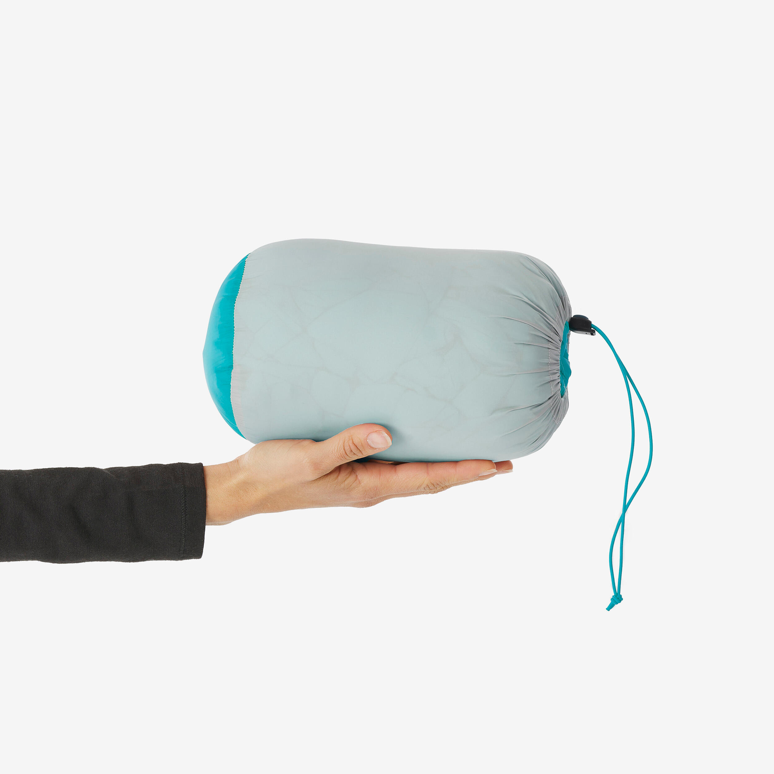 کاپشن پر زنانه سیموند – کوهنوردی و فضای باز – کلاه‌دار – آبی – مدل MT500 تا دمای ‌۱۰ درجه زیر صفر - Image 7