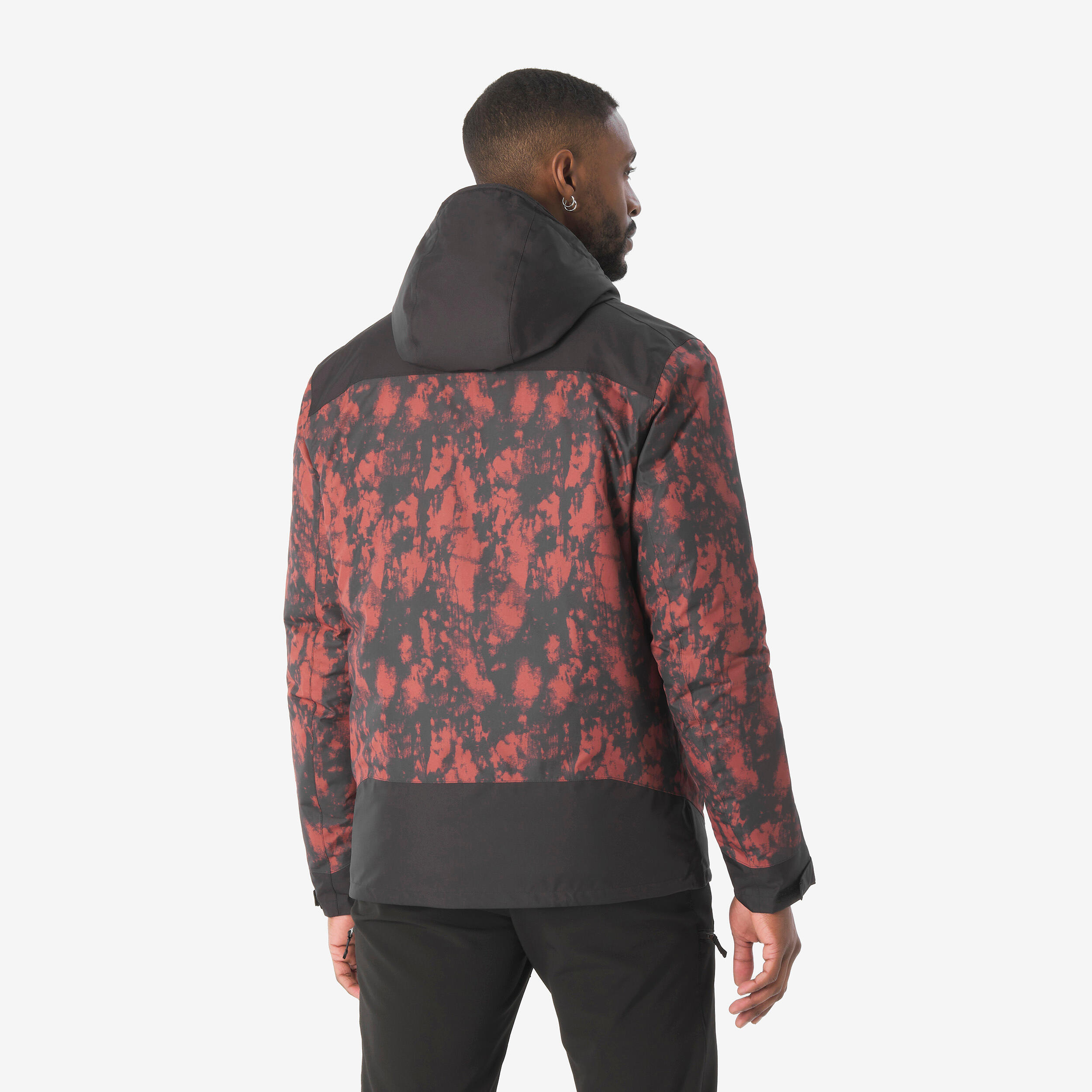 کاپشن ضدآب و گرم مردانه Outdoor – رنگ مشکی – Quechua NH500 – مناسب تا -۱۰ درجه سانتی‌گراد - Image 4