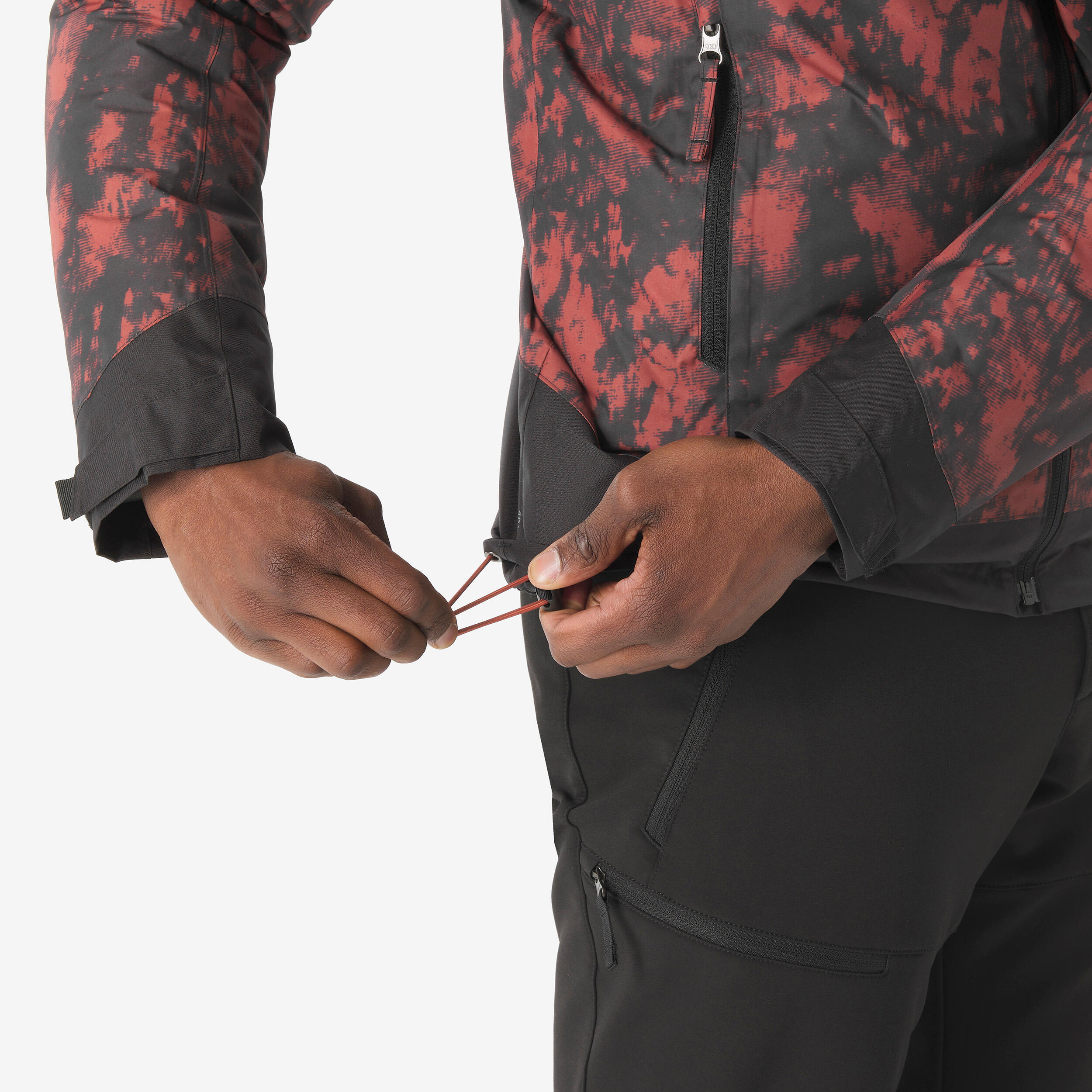 کاپشن ضدآب و گرم مردانه Outdoor – رنگ مشکی – Quechua NH500 – مناسب تا -۱۰ درجه سانتی‌گراد - Image 5