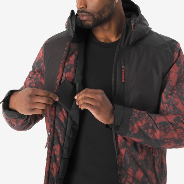 کاپشن ضدآب و گرم مردانه Outdoor – رنگ مشکی – Quechua NH500 – مناسب تا -۱۰ درجه سانتی‌گراد - Image 7