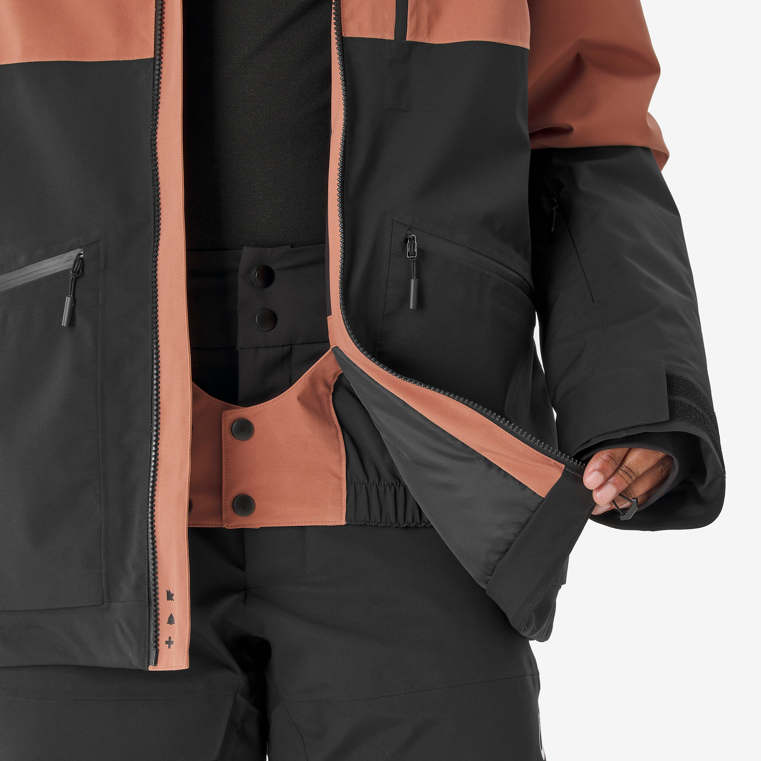 کاپشن اسکی/اسنوبورد مردانه Wedze – قهوه‌ای – مدل AM 500 - Image 8