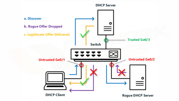 پیکربندی DHCP Snooping