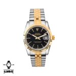 ساعت ست رولکس دیت جاست صفحه مشکی Rolex Datejust کد SWR0014