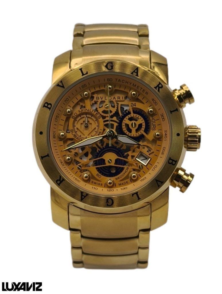 ساعت عقربه ای مردانه بولگاری کرنو کد SWR0355