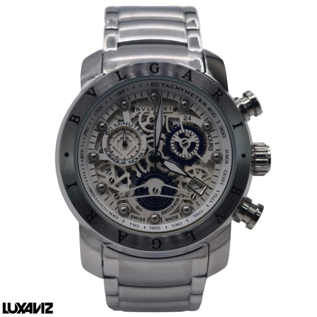 ساعت عقربه ای مردانه بولگاری کرنو کد SWR0359