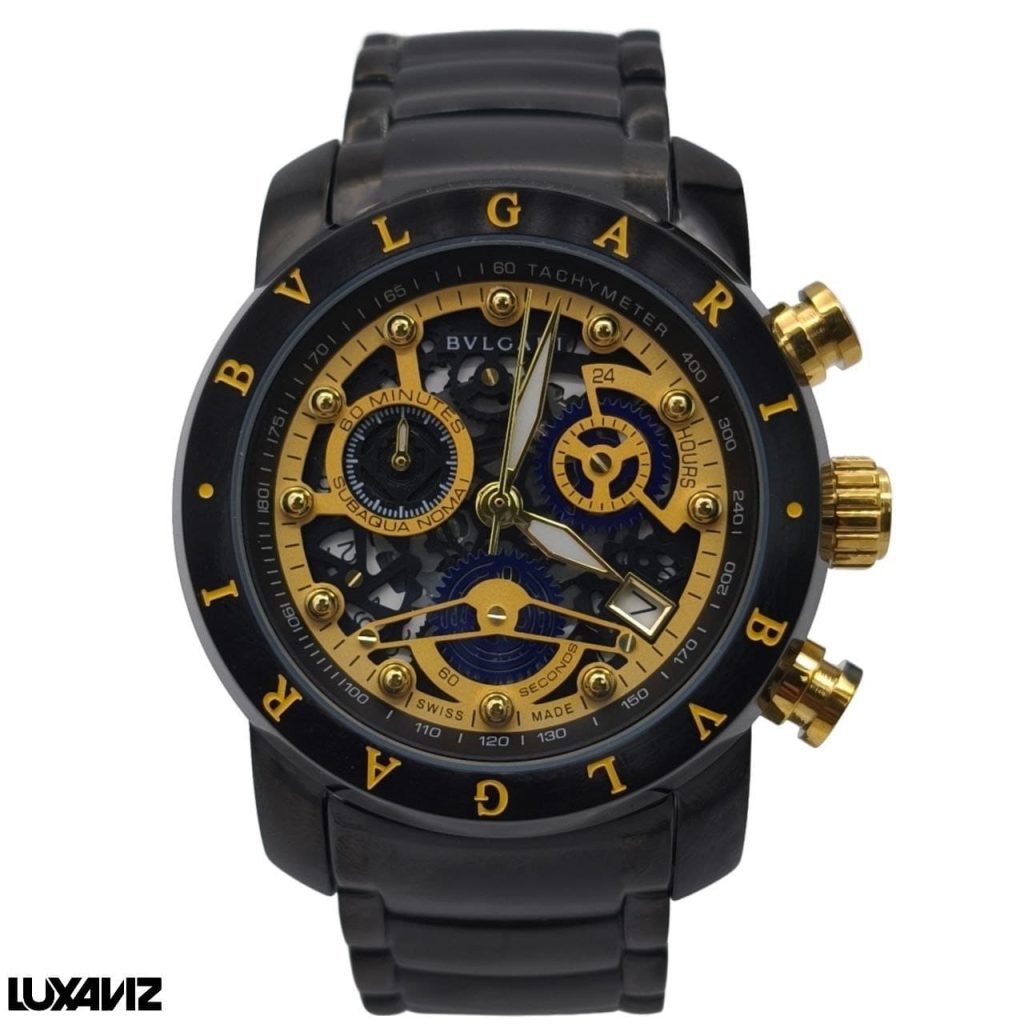 ساعت عقربه ای مردانه بولگاری کرنو کد SWR0361