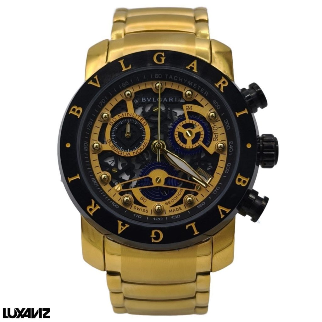 ساعت عقربه ای مردانه بولگاری کرنو کد SWR0375