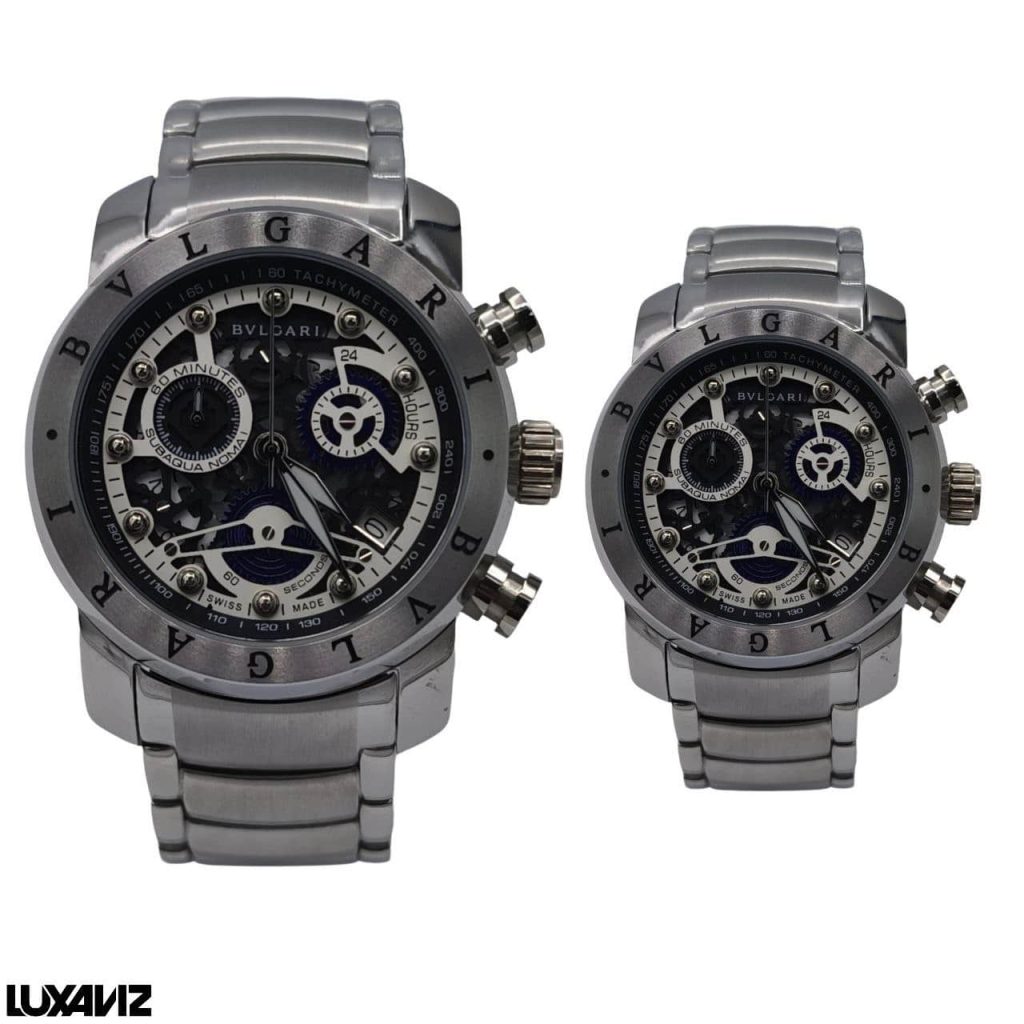 ساعت عقربه ای ست مردانه و زنانه بولگاری کرنو کد SWR0366