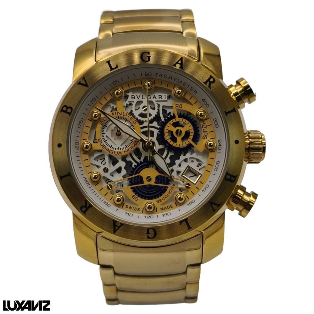 ساعت عقربه ای مردانه بولگاری کرنو کد SWR0370