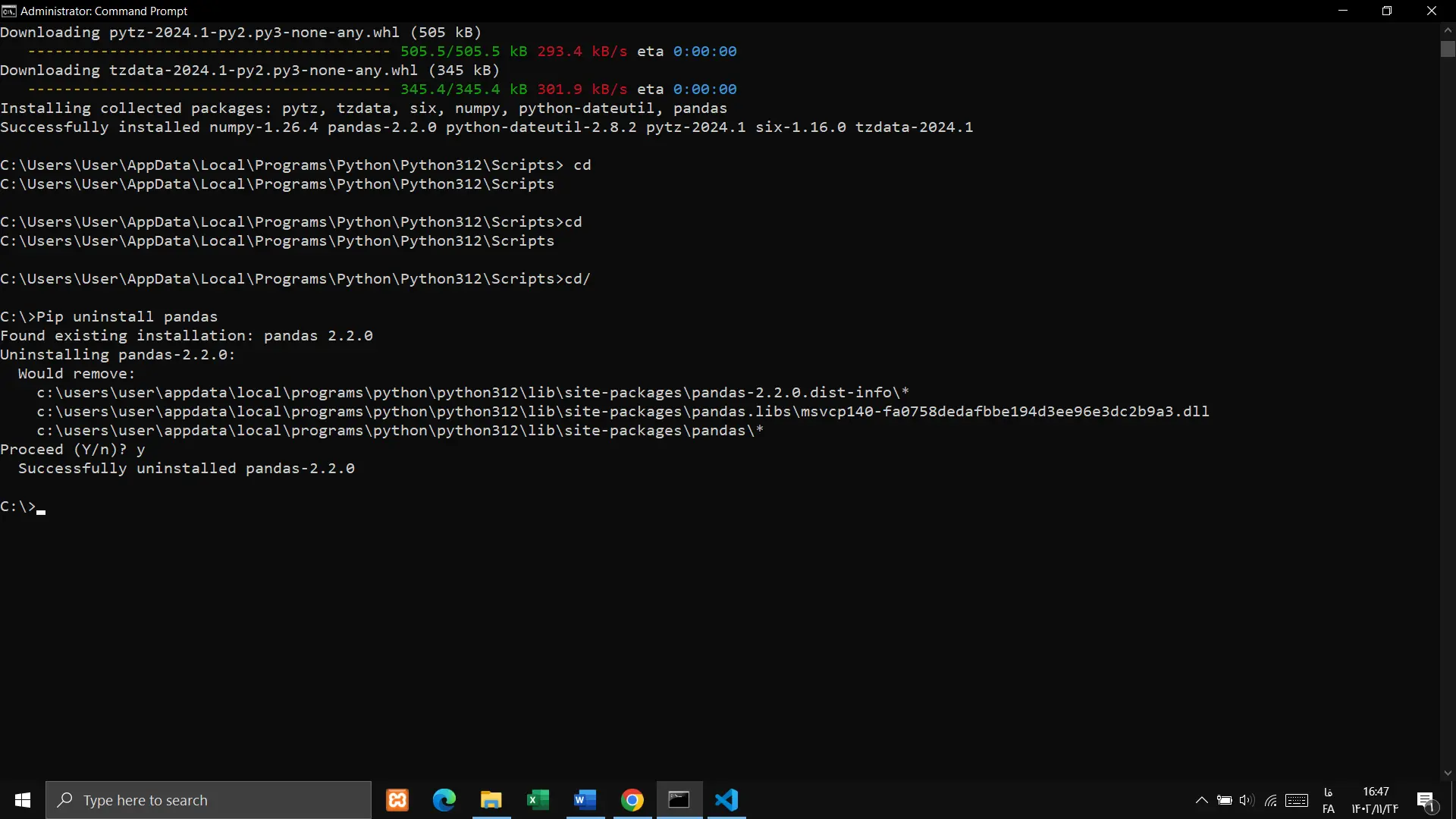نصب کتابخانه در پایتون