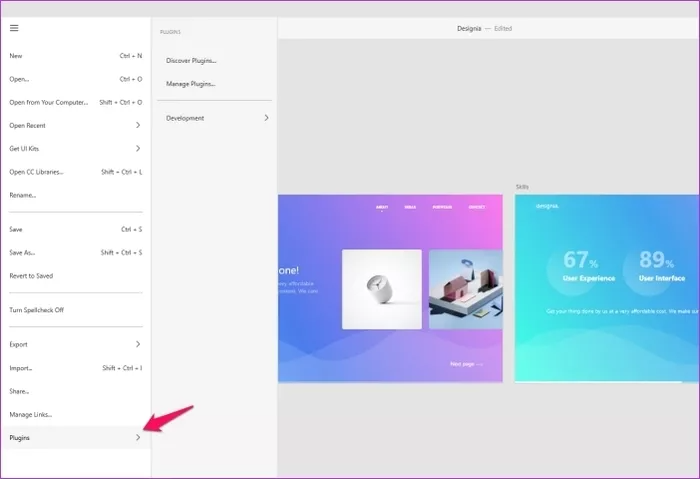 تبدیل فایل xd به html و css