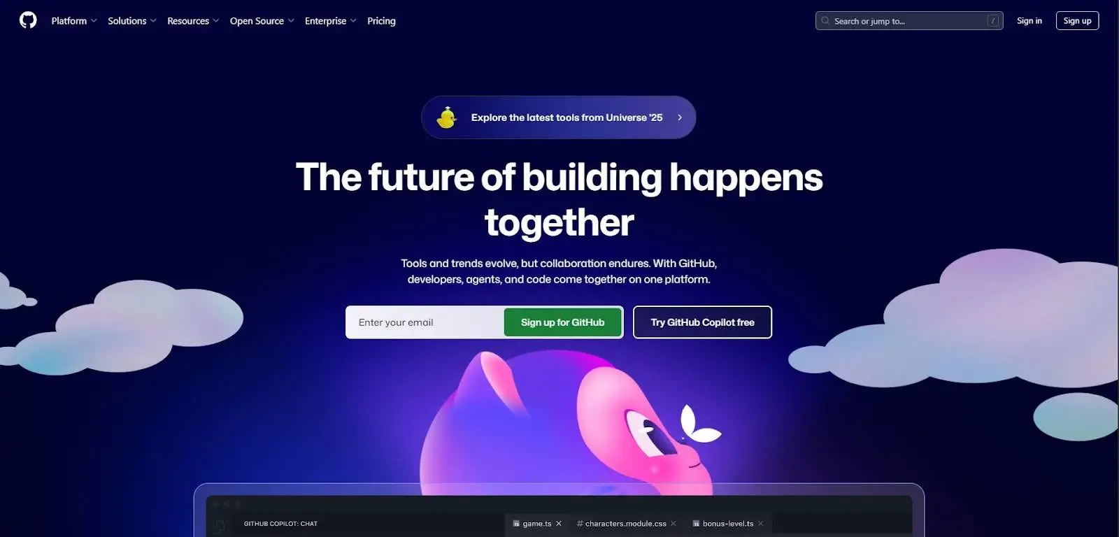 گام اول: ثبت نام (Sign Up)