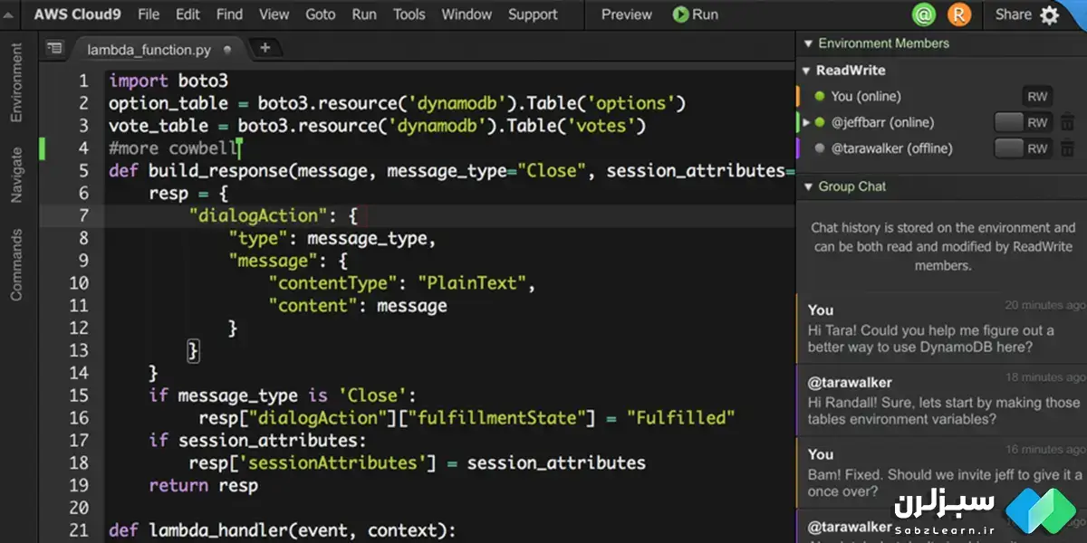 محیط برنامه نویسی جاوا اسکریپت
