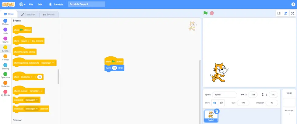 محیطی از اسکرچ